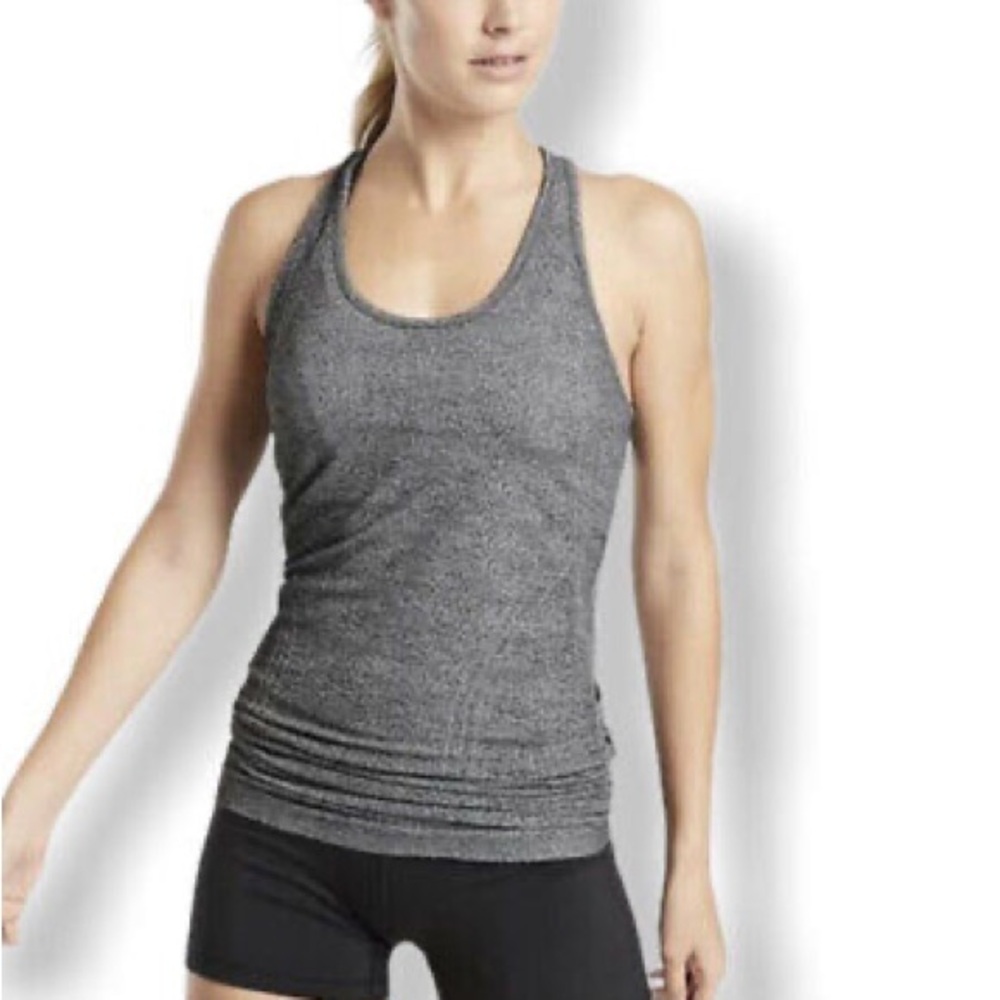 Athleta gray seamless tank top size M